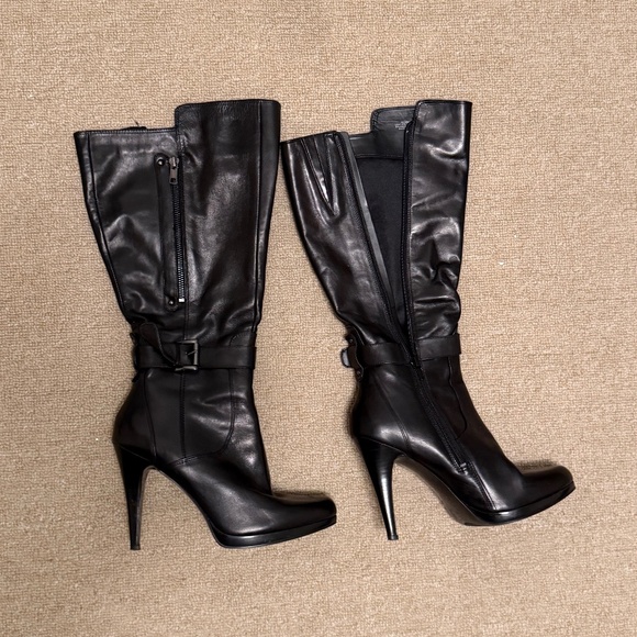 Size 9 - NINE WEST Knee High Boots Black - Picture 1 of 5